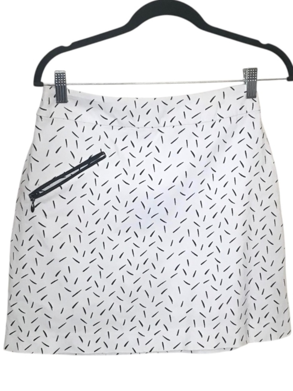 Raffinalla Black & White Printed Skort Size 4 Made in Canada